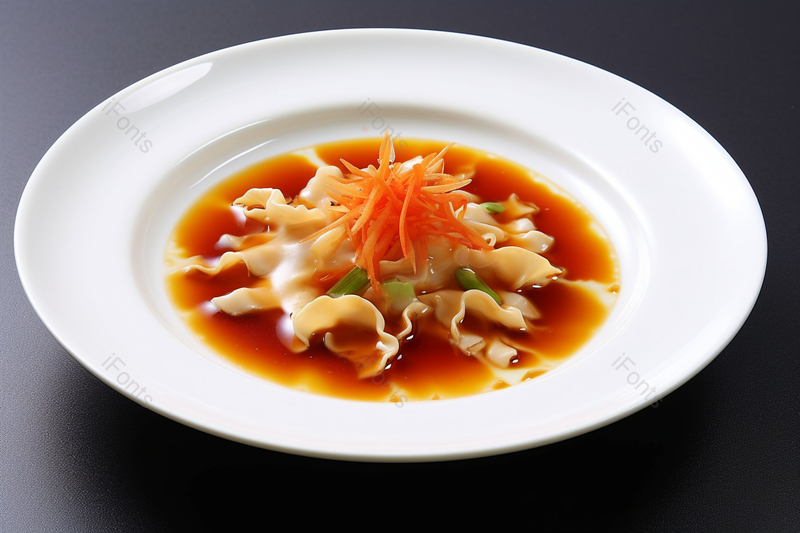 葱油淋螺片海螺肉冷菜中式饮食实拍摄影图,高清,摄影图,摄影图片,图片大全,摄影图免费下载